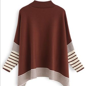 Chic wish oversized cape poncho sweater. Price is FIRM